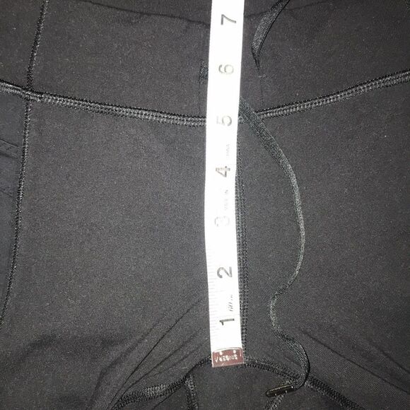Lululemon Black Drawstring Bermuda Capri Shorts - Picture 4 of 5